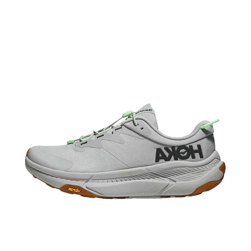Juoksu Hoka One One Transport Harbor Mist Lime Glow Harmaa | 1123153-HMLG