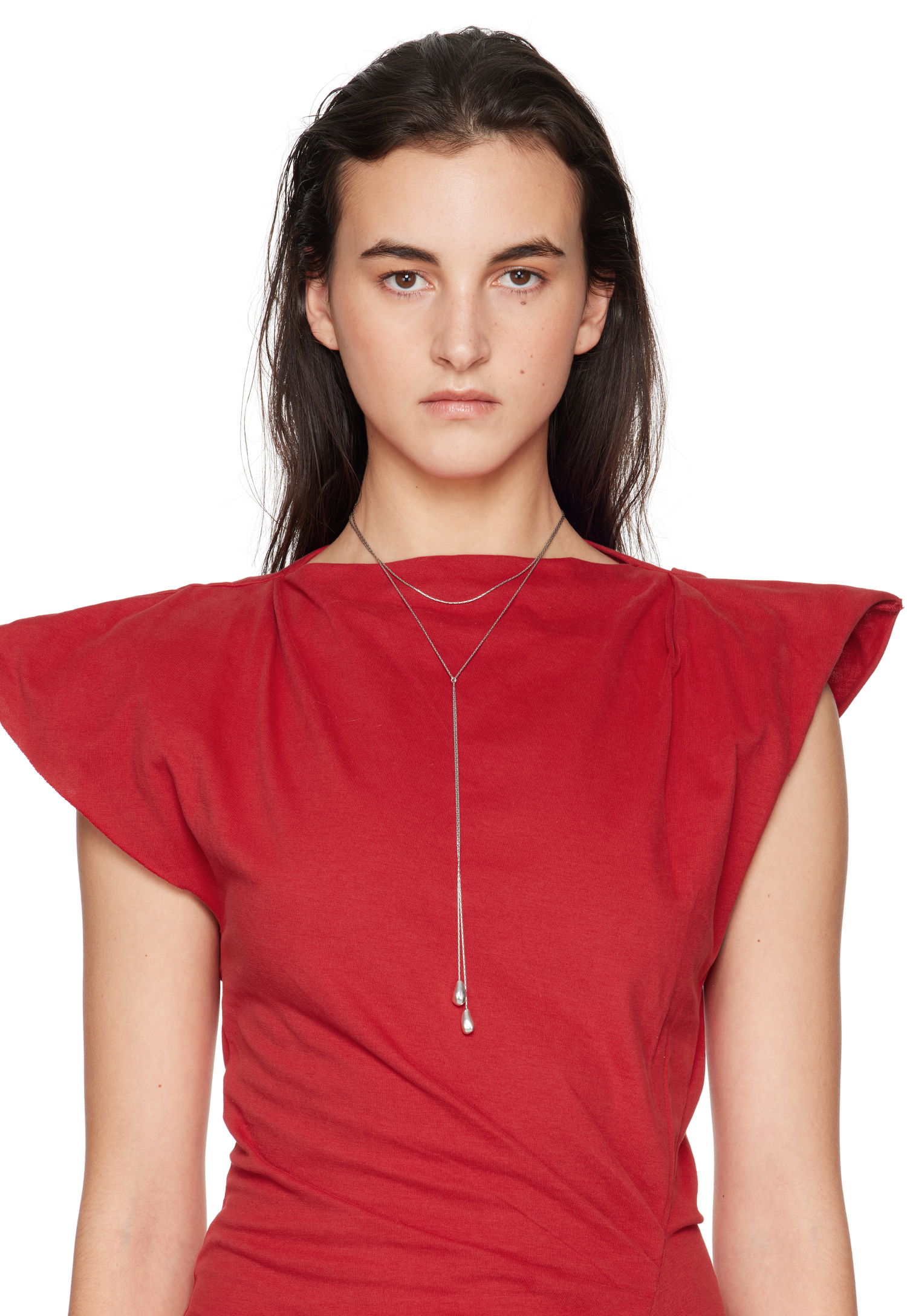 Kaulakoru ISABEL MARANT Isabel Marant Shiny Day Lariat Necklace Metallinen | CO0098FA-B2B09B, 1