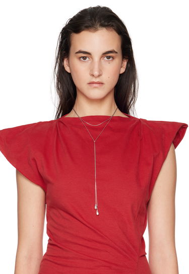 Kaulakoru ISABEL MARANT Isabel Marant Shiny Day Lariat Necklace Metallinen | CO0098FA-B2B09B, 1