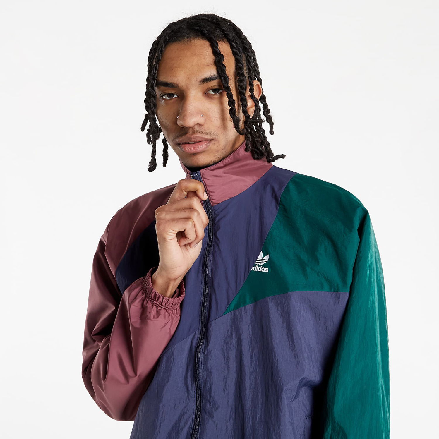 Takki adidas Originals Adicolor Colorblock Track Top Violetti | HC4499, 1