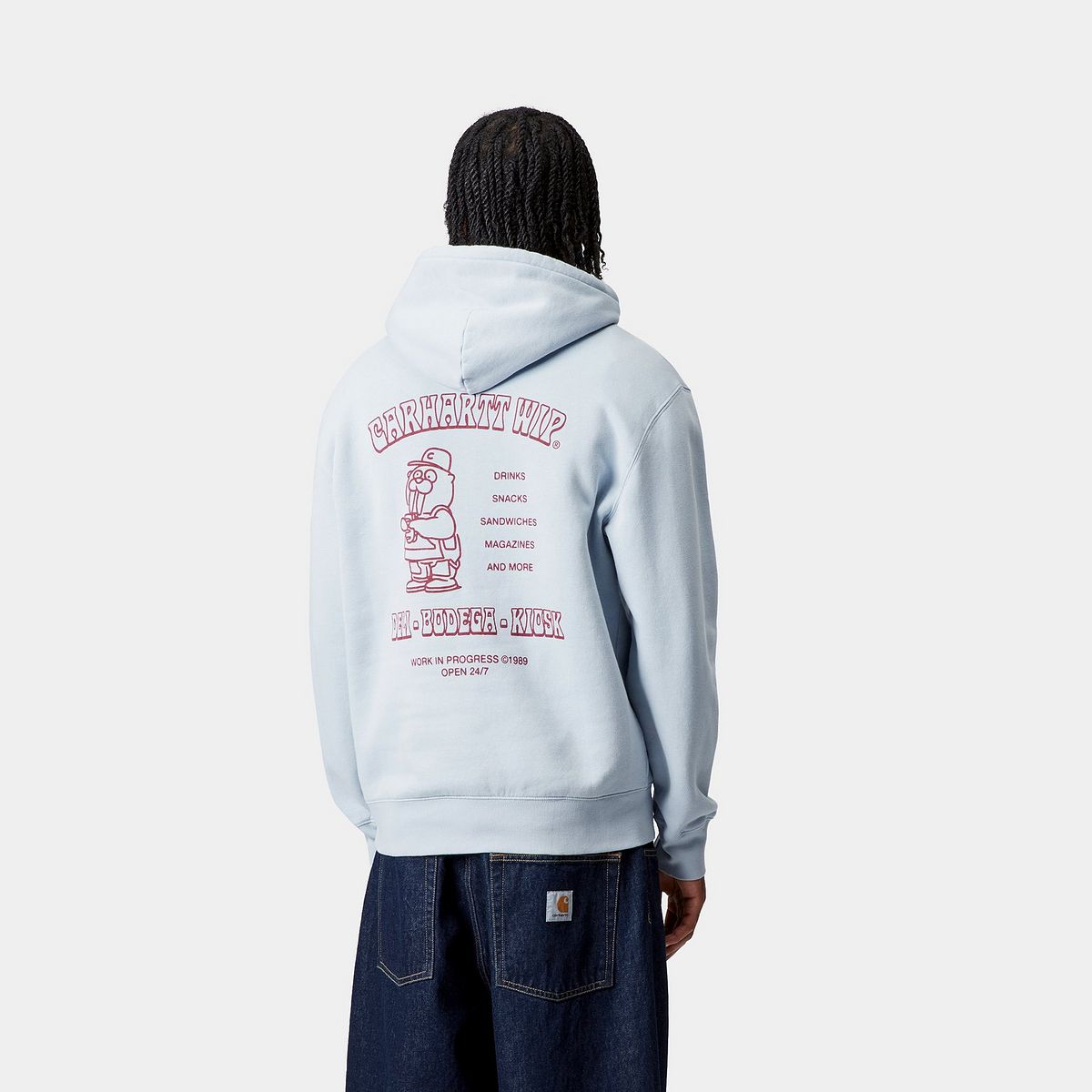 Huppari Carhartt WIP Carhartt WIP Hooded Sandwich Sweatshirt Sininen | I035277_24, 1