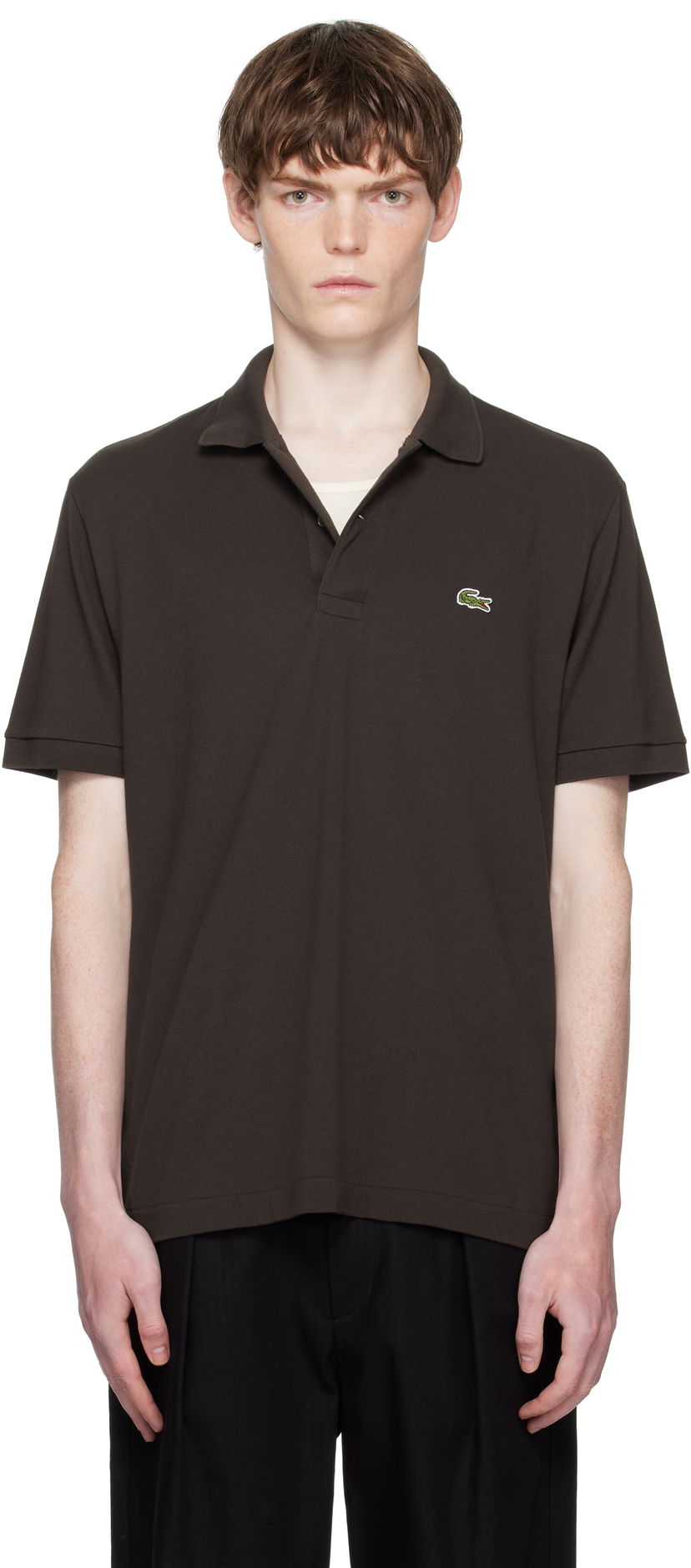 Poolopaita Lacoste Classic Fit L.12.12 Light Piqué Polo Ruskea | PH9851_SKB