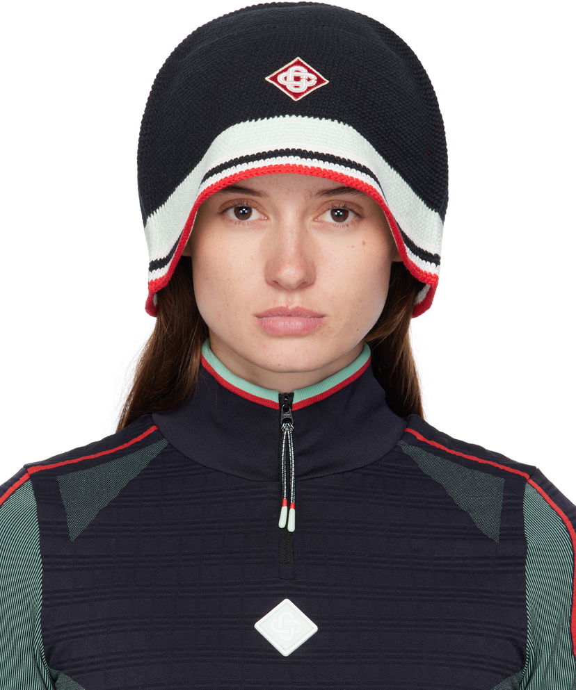 Pipo Casablanca Casablanca Stripe Crochet Beanie Monivärinen | APF25-HAT-084-01