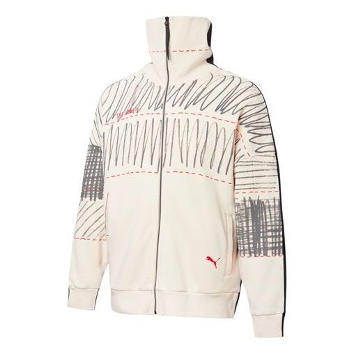 Huppari Puma Michael Lau Two Face Track Jacket Valkoinen | 530355-75