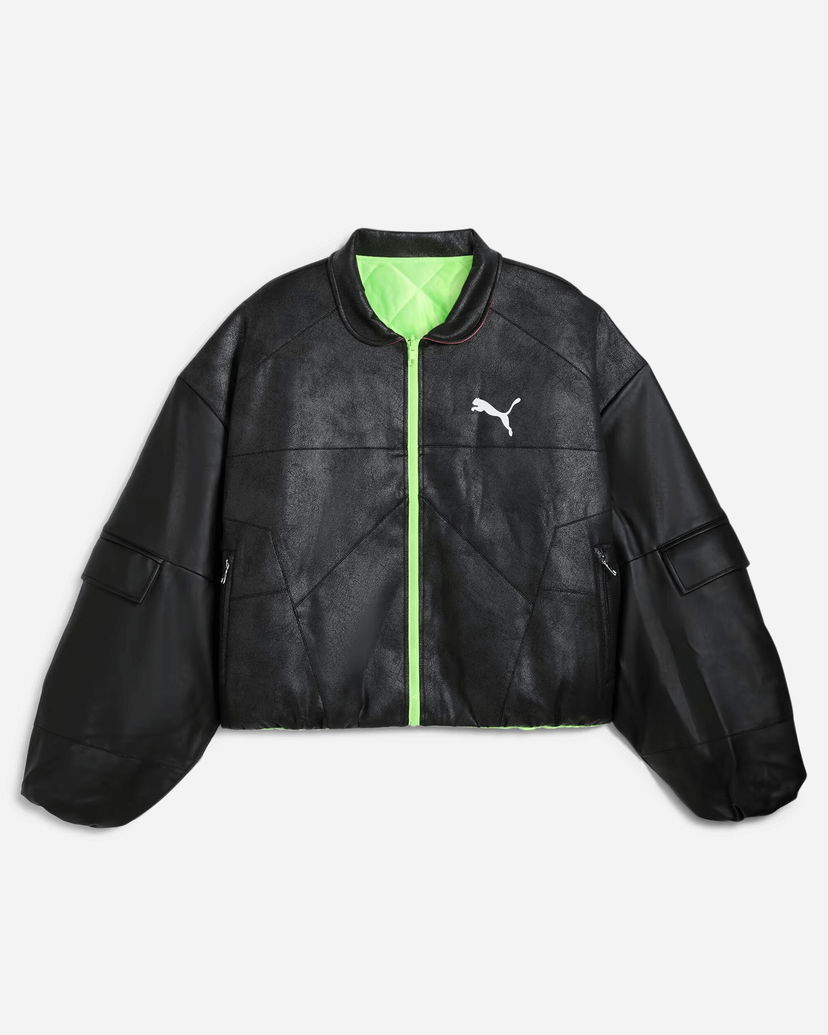 Bomber-takki Puma A$AP Rocky Pleather Jacket Musta | 632480-01
