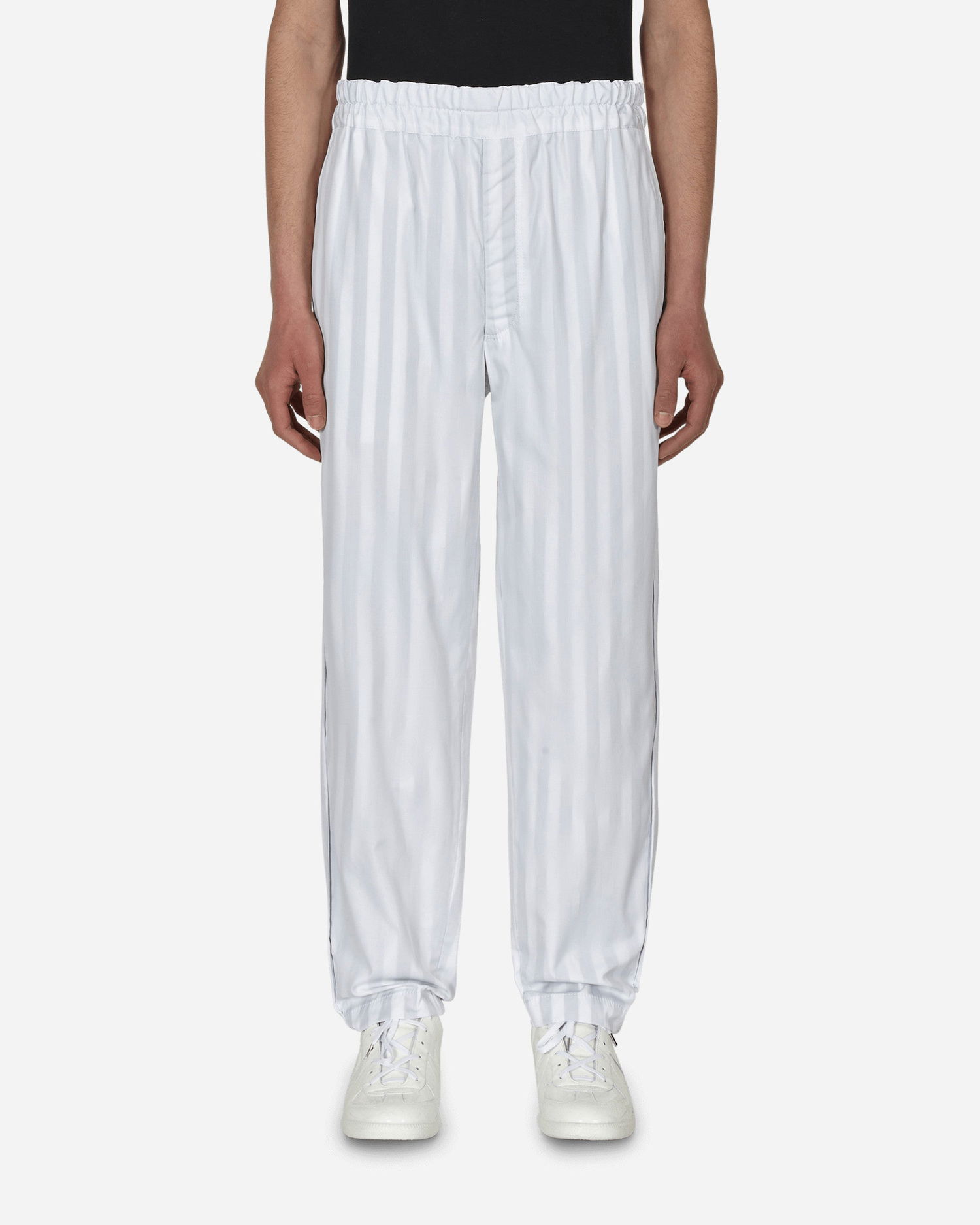 Housut Comme des Garçons Stripe Trousers Valkoinen | FI-P013 1, 0
