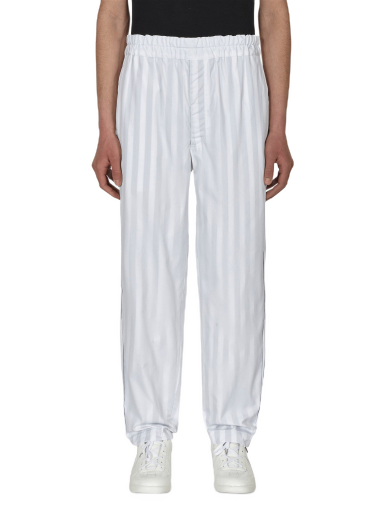 Housut Comme des Garçons Stripe Trousers Valkoinen | FI-P013 1