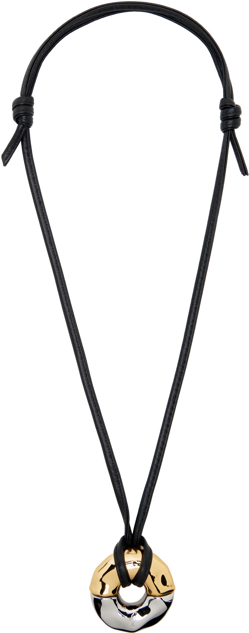 Kaulakoru AMI AMI Paris Dune Pendant Necklace Musta | UJW107.361