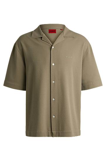 Paita BOSS Oversized-Fit Jersey Shirt Vihreä | 50539345