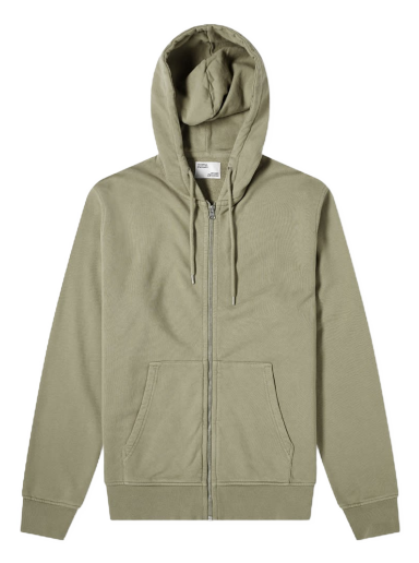Huppari Colorful Standard Classic Organic Zip Hoody Vihreä | CS1007-DOL