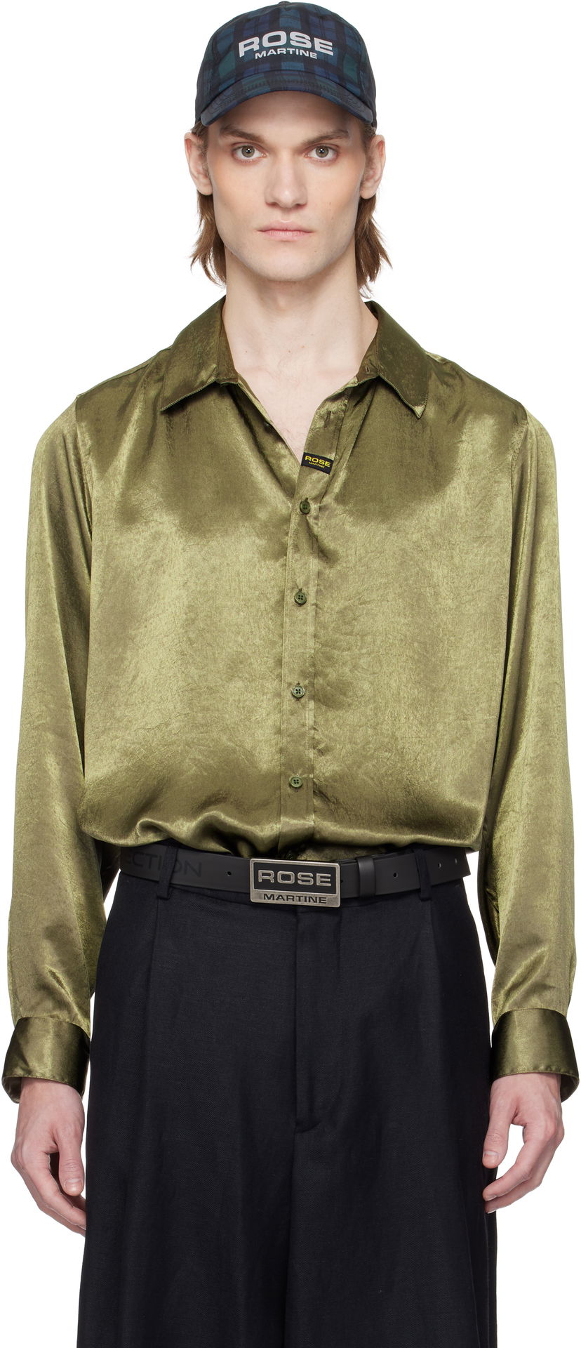 Korkki Martine Rose Martine Rose Classic Shirt Vihreä | 401WS26417