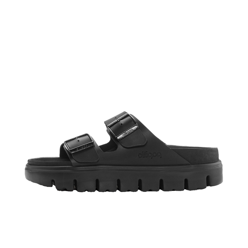 Tennarit ja kengät Birkenstock Arizona Chunky Leather Narrow Fit Musta | 1024565