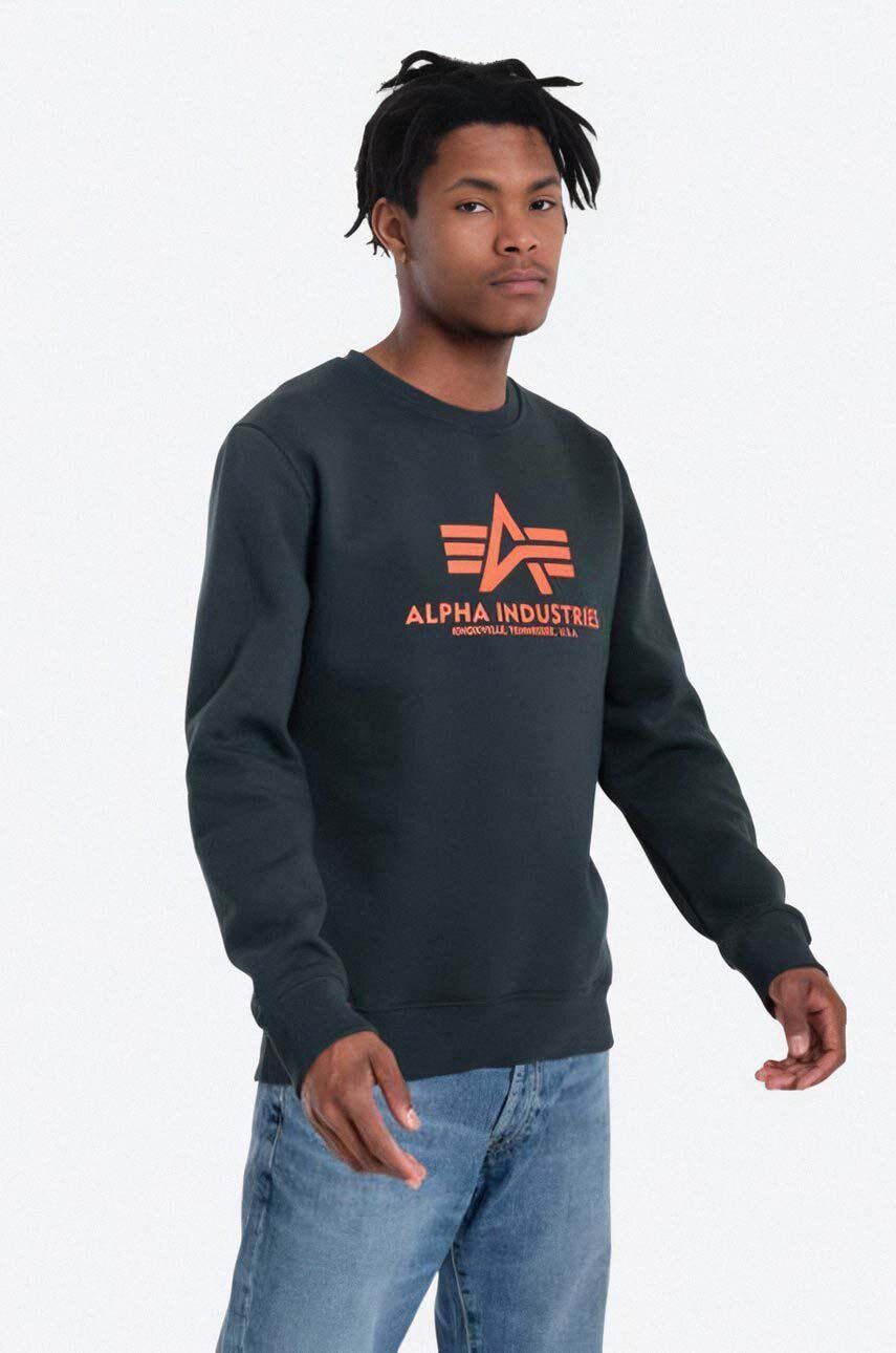 Villapaita Alpha Industries Alpha Industries Basic Sweater Vihreä | 178302.353, 0