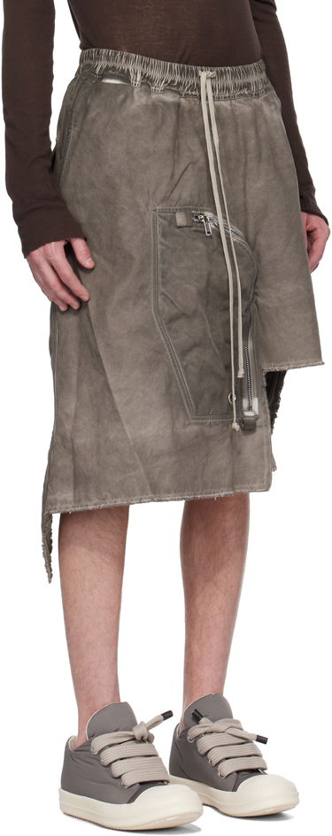 Hame Rick Owens Rick Owens DRKSHDW Hollywood Dracca Asymmetrical Skirt Harmaa | DU01E3384 CVS, 1