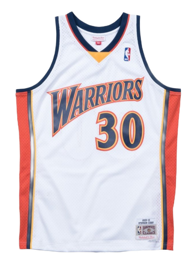 Jersey Mitchell & Ness Golden State Warriors Stephen Curry Swingman Jersey Valkoinen | SMJYGS18169-GSWWHIT09SCU