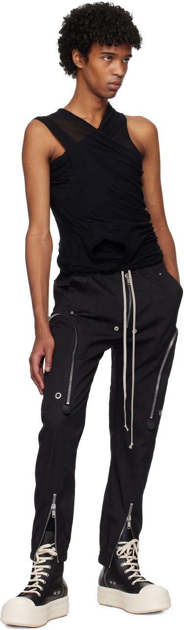 Tankkitoppi Rick Owens Rick Owens Hollywood Banana Sleeveless Top Musta | RU01E5100 UC, 3