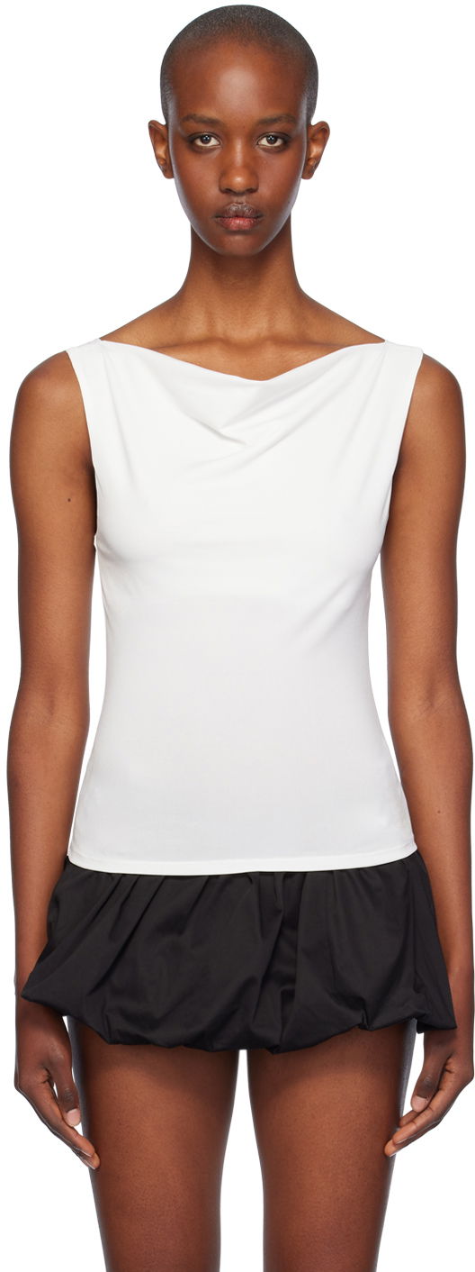 Hame Miaou Miaou Lani Cowl Neck Sleeveless Peplum Top Musta | 7114VISCRE