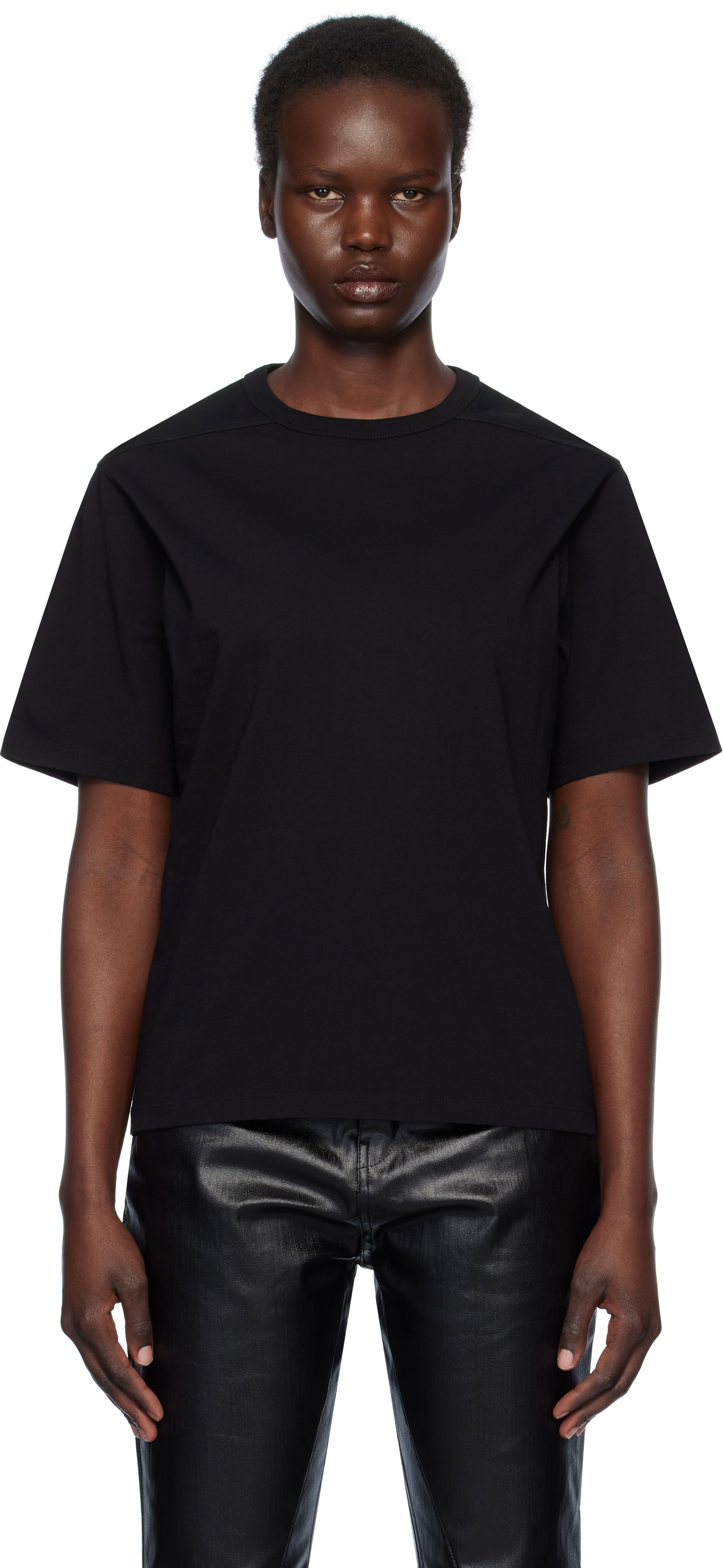 T-paita Rick Owens Rick Owens Hollywood Brad T-Shirt Musta | RP01E7200 JA, 0