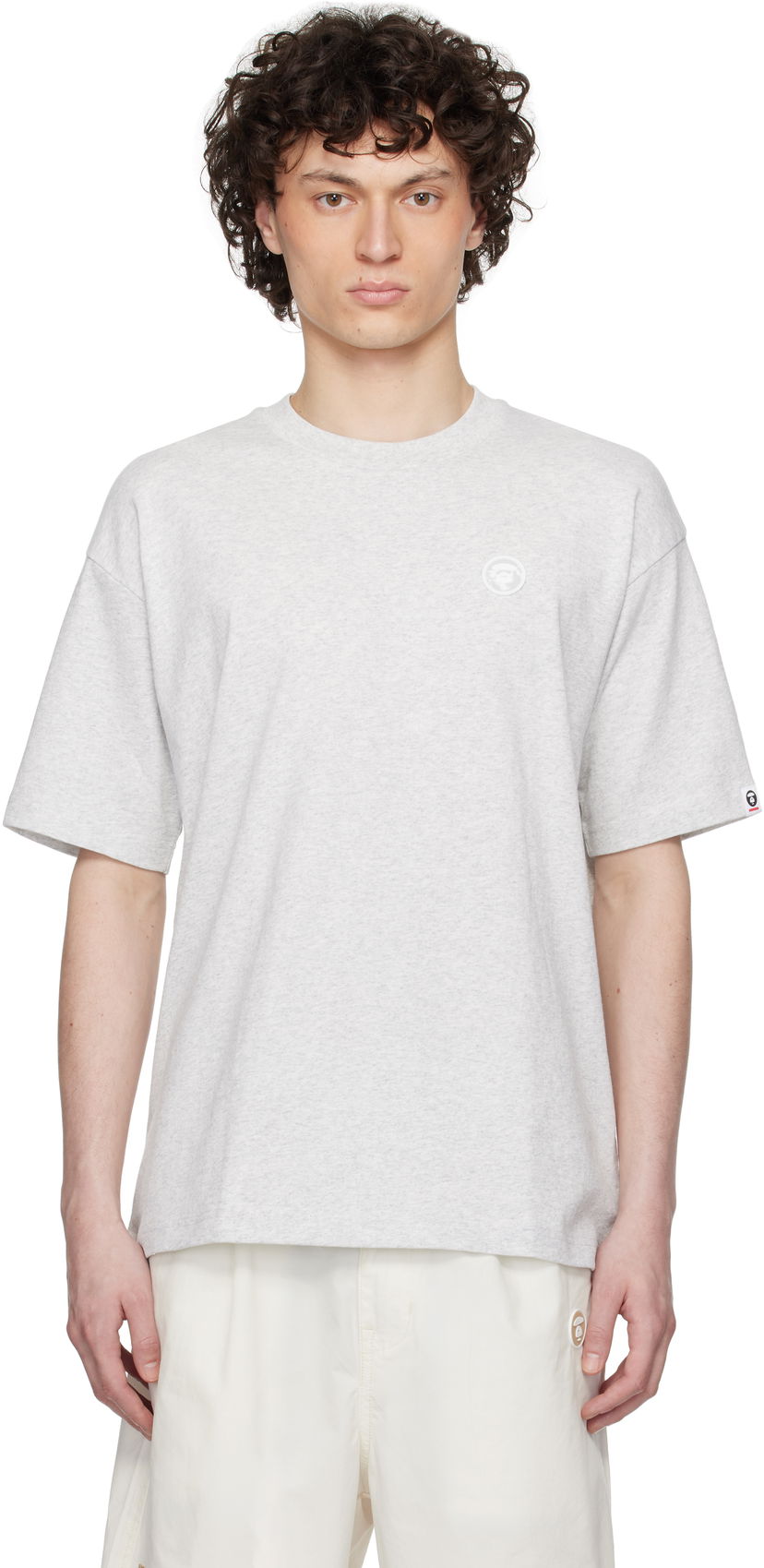 T-paita AAPE by A Bathing Ape AAPE by A Bathing Ape 'AAPE Now' T-Shirt Harmaa | AAPTEM1598XANWH2
