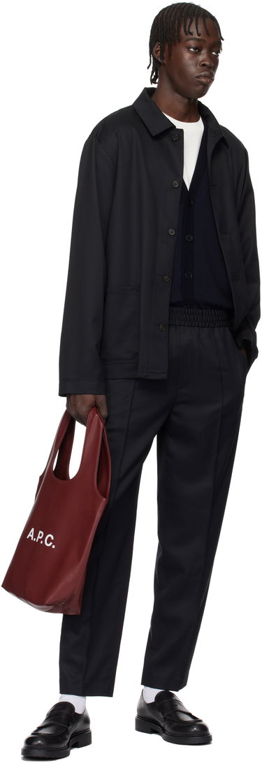 Takki A.P.C. Navy Kerlouan Jacket Tummansininen | WOAPO-H03053, 3