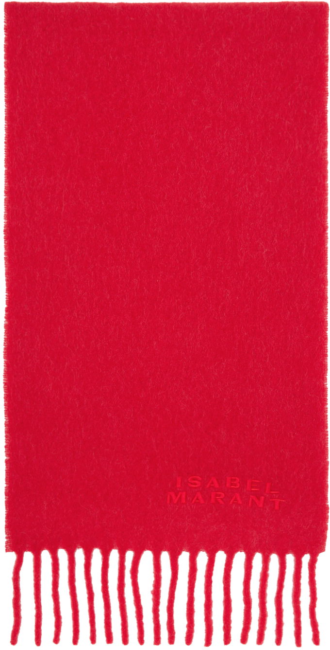 Huivi ISABEL MARANT Red Firny Scarf Punainen | EC002XFB-A4C04A