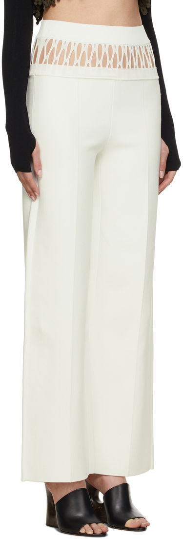 Housut Dion Lee Dion Lee Fishnet Tailored Trousers Valkoinen | C7059S22, 1
