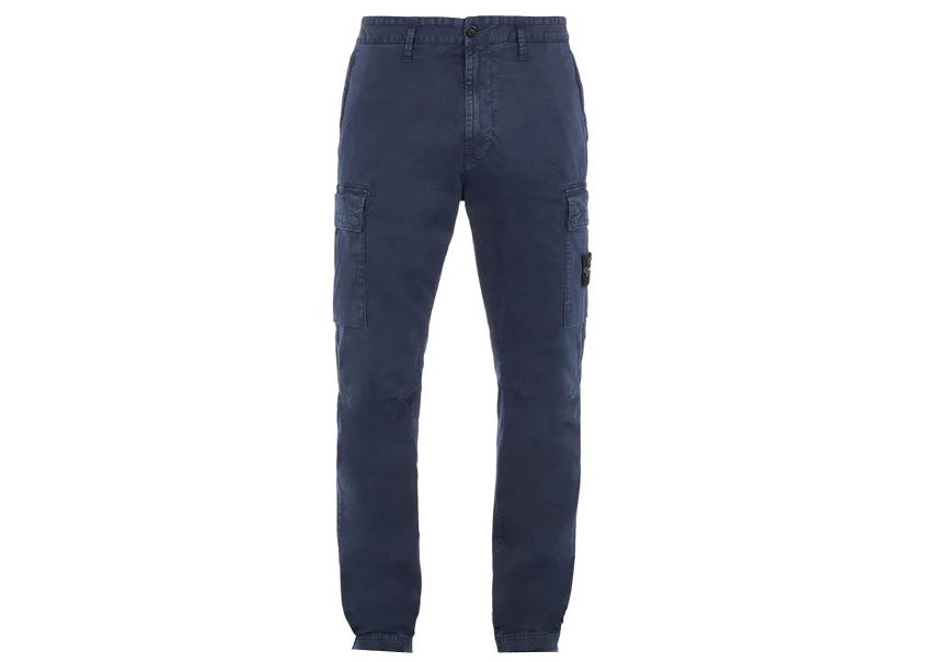 Housut Stone Island Pantalone Regular Tapered Pants Tummansininen | 101530404 A0120, 0