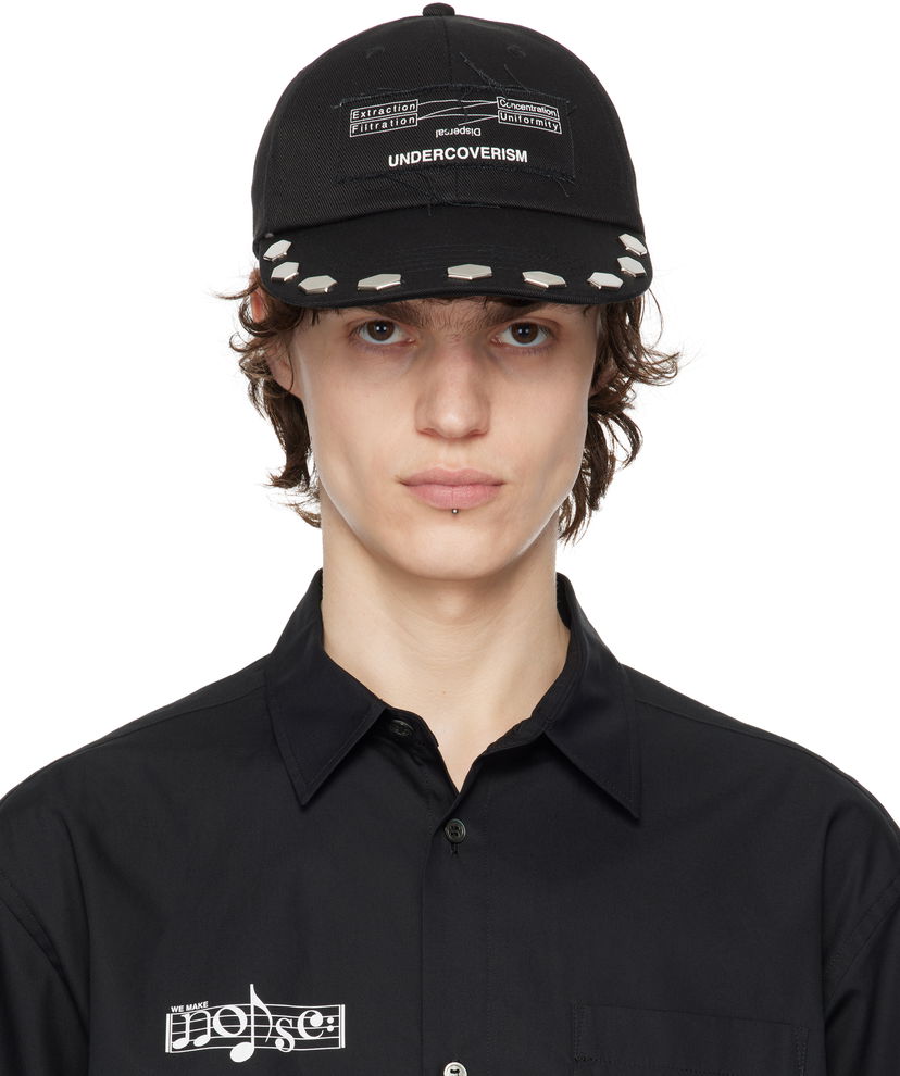 Korkki UNDERCOVER UNDERCOVER Stud Baseball Cap Musta | UP1E4H01