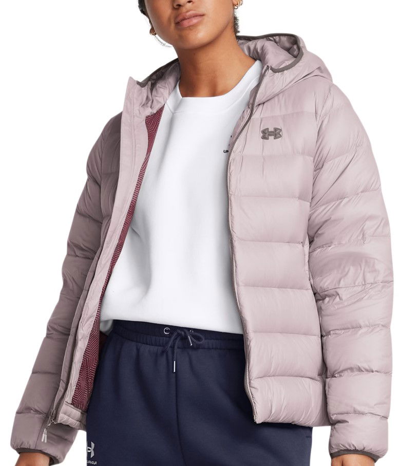 Puffer takki Under Armour Under Armour Legend Down Hooded Jacket Violetti | 1385852-015
