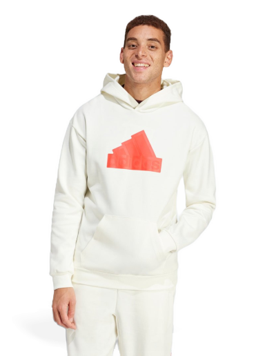 Huppari adidas Performance Future Icons Badge of Sport Hoodie Valkoinen | IR9184