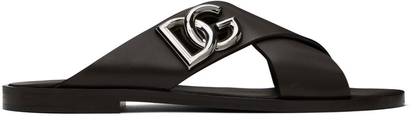 Tennarit ja kengät Dolce & Gabbana DG Light Slides Musta | A80440AO602