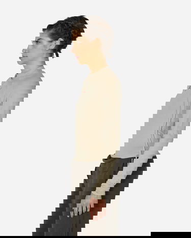 T-paita Ottolinger Ottolinger Deconstructed Fitted Longsleeve Top Beige | 1150105121 BEI, 2