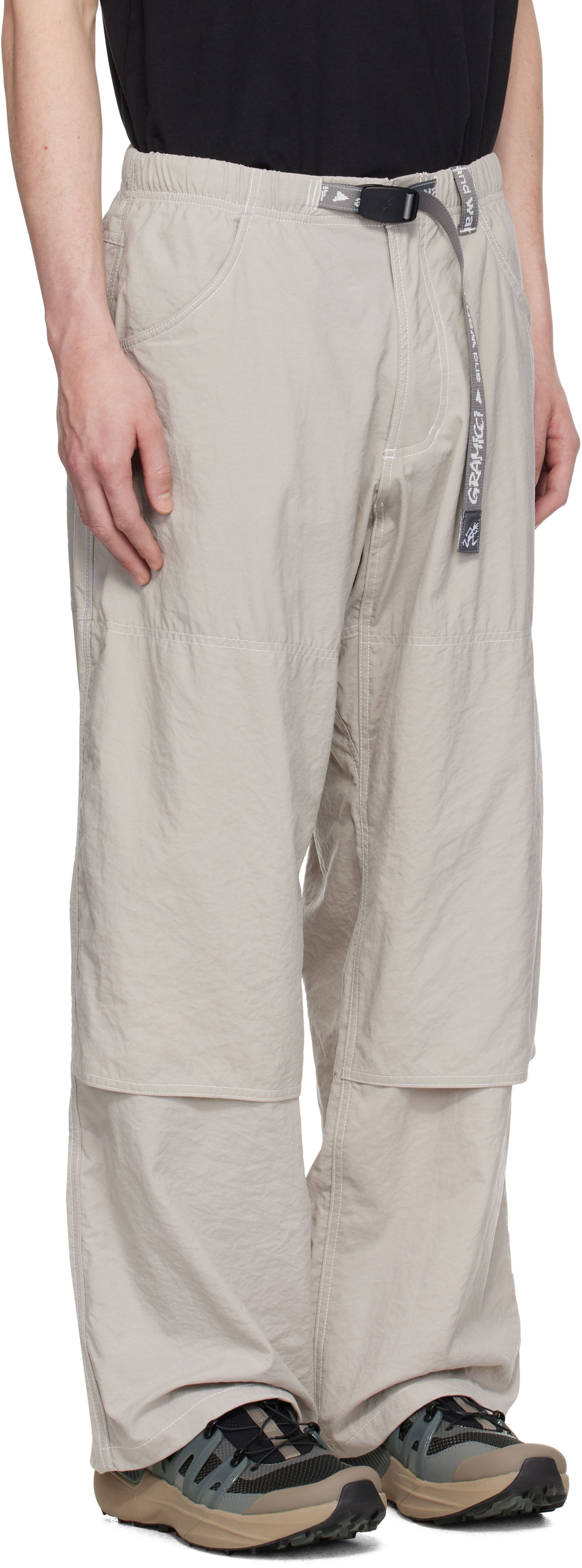 Housut and wander Gramicci Edition Nylon Double Knee Trousers Beige | GUP5-S3004-M, 1