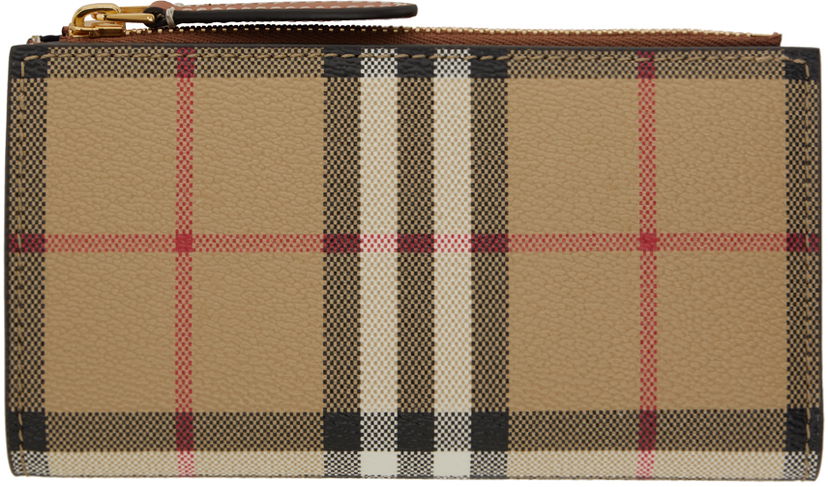 Lompakko Burberry Check Medium Bifold Wallet Beige | 8079203