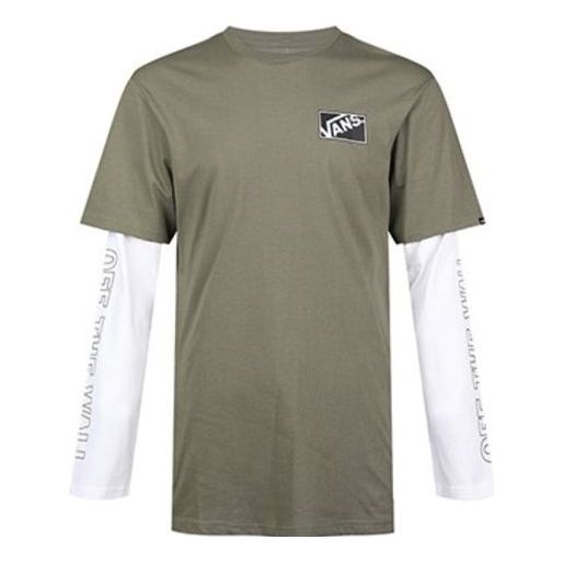 T-paita Vans Long Sleeve T-Shirt Vihreä | VN0A54IGDB0