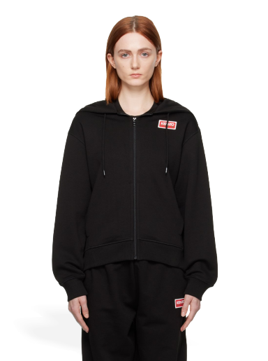 Huppari KENZO Paris Full Zip Musta | FD62SW0894MF