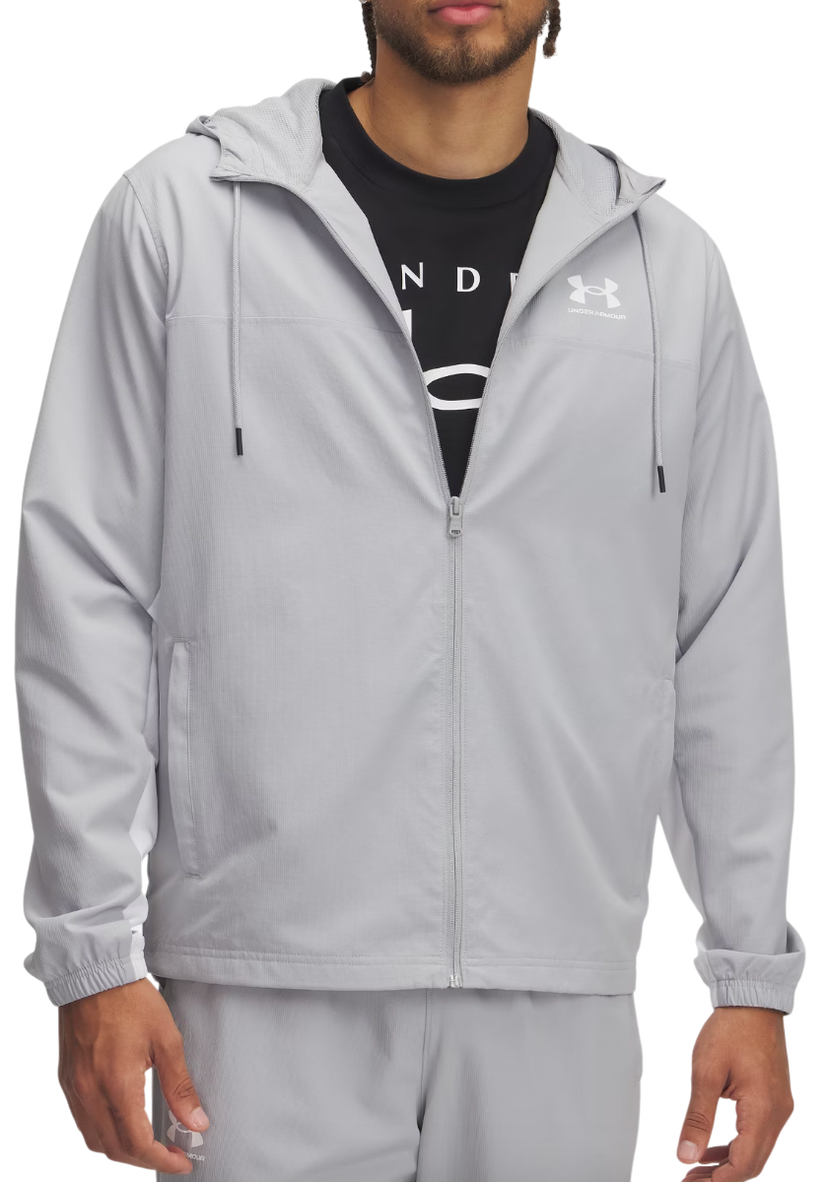 Tuulitakki Under Armour UA Rival Woven Windbreaker Jacket Harmaa | 1390149-011