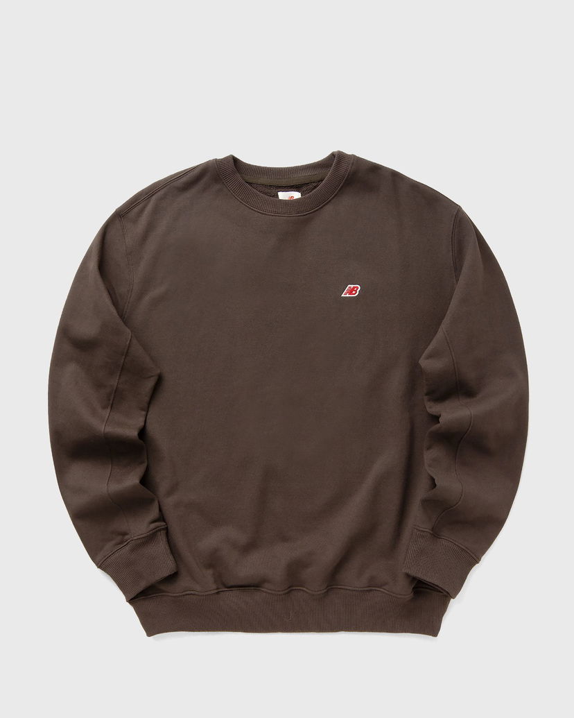 Huppari New Balance Core Crewneck Sweatshirt Ruskea | MT43541-RHE