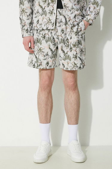 Shortsit Pleasures Patterned Shorts Vihreä | P24SP029.GREY, 0