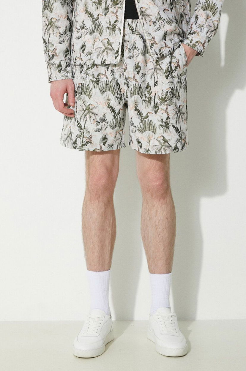 Shortsit Pleasures Patterned Shorts Vihreä | P24SP029.GREY