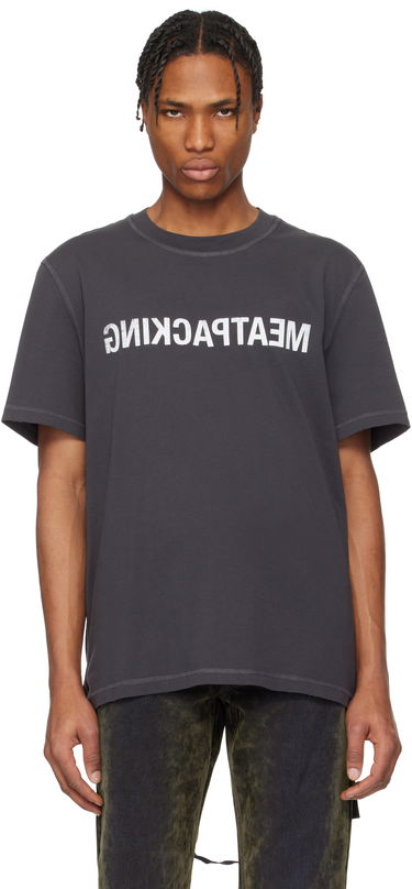 T-paita Helmut Lang Helmut Lang 'Meatpacking' T-Shirt Harmaa | O10HM514, 0