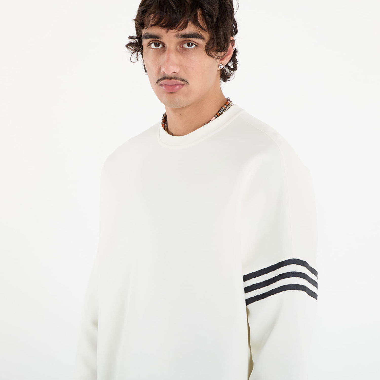 Huppari adidas Performance Neuclassics Oversized Crew Sweatshirt Valkoinen | JW7919, 1
