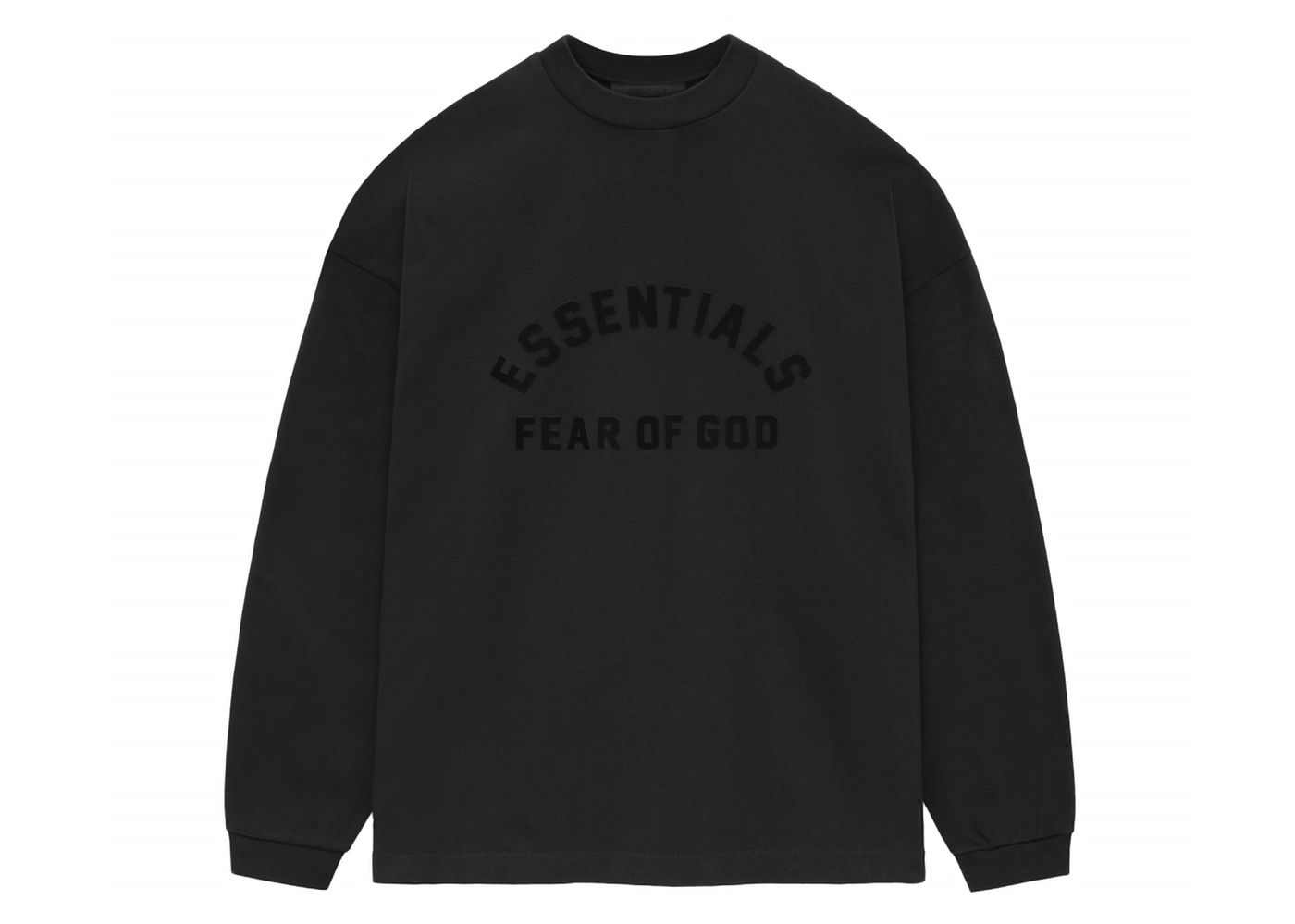 T-paita Fear of God Core Collection Heavy L/S Tee Black Musta | 125SU242010F, 0