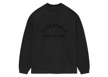 T-paita Fear of God Core Collection Heavy L/S Tee Black Musta | 125SU242010F, 0