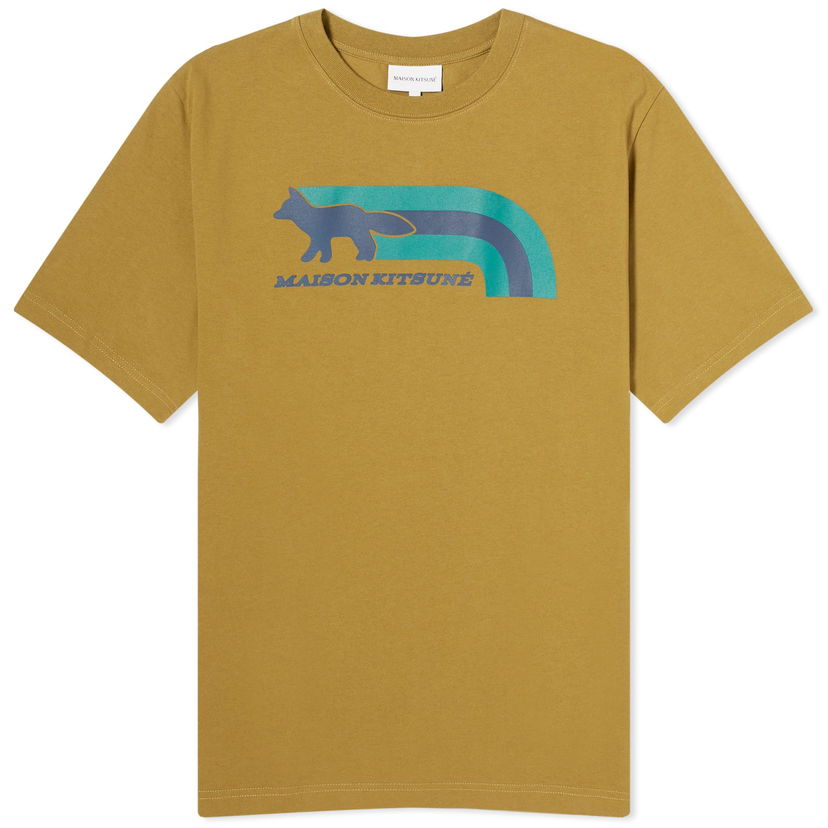 T-paita MAISON KITSUNÉ Maison Kitsuné Flash Fox Comfort T-Shirt Vihreä | MM00113KJ0118-P358