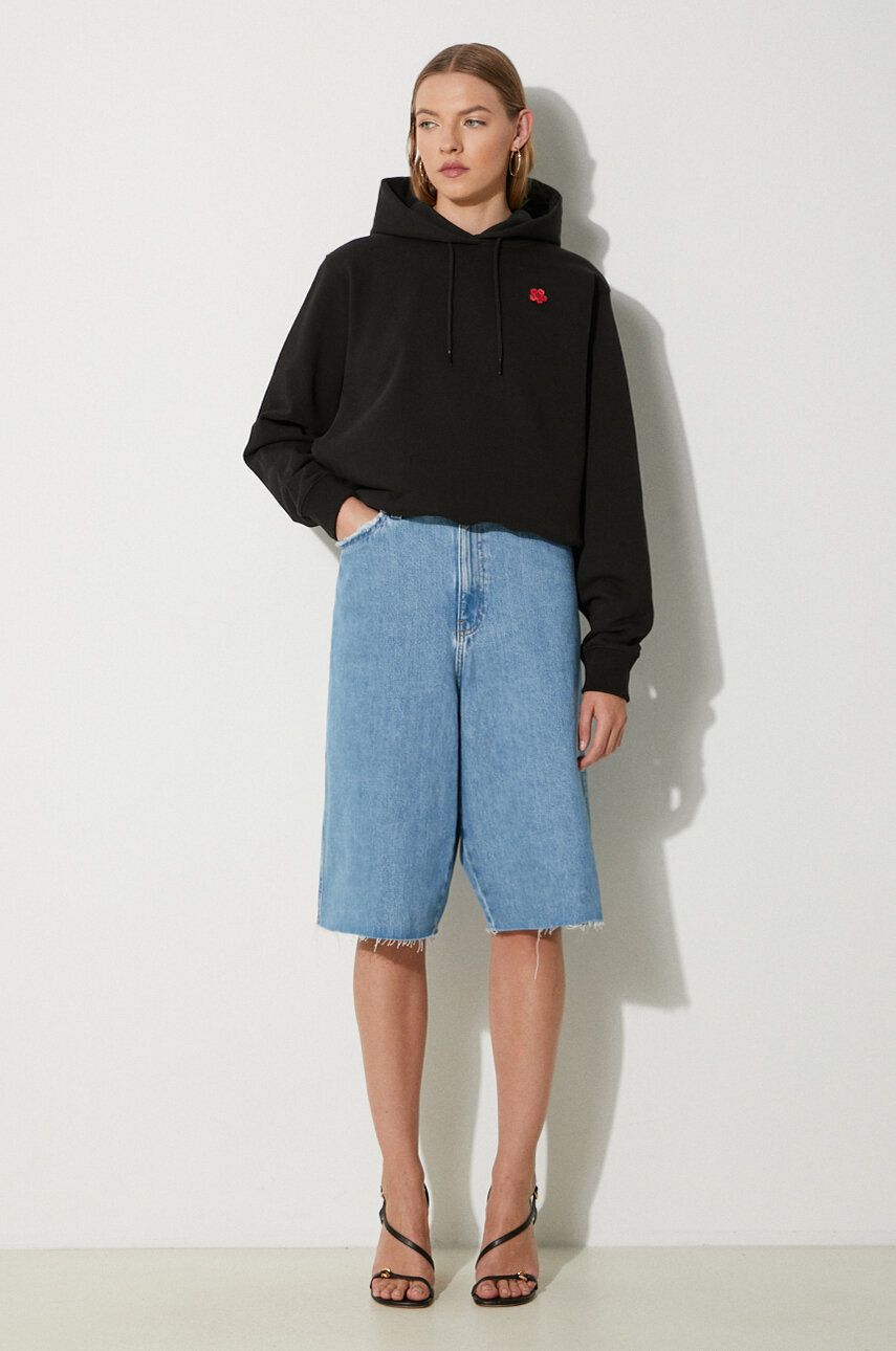 Huppari KENZO Boke Placed Hoodie With Print Musta | FE62SW1624MT.99J, 1