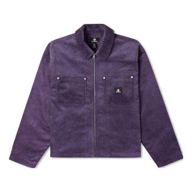 Takki Converse Lightweight Corduroy Shop Jacket Violetti | 10023770-A02