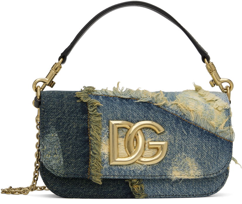 Olkalaukku Dolce & Gabbana Denim Crossbody Bag Sininen | BB7603 A9U75