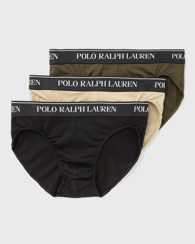 Alusvaatteet ja sukat Polo by Ralph Lauren 3-Pack Briefs Musta | 714840543020