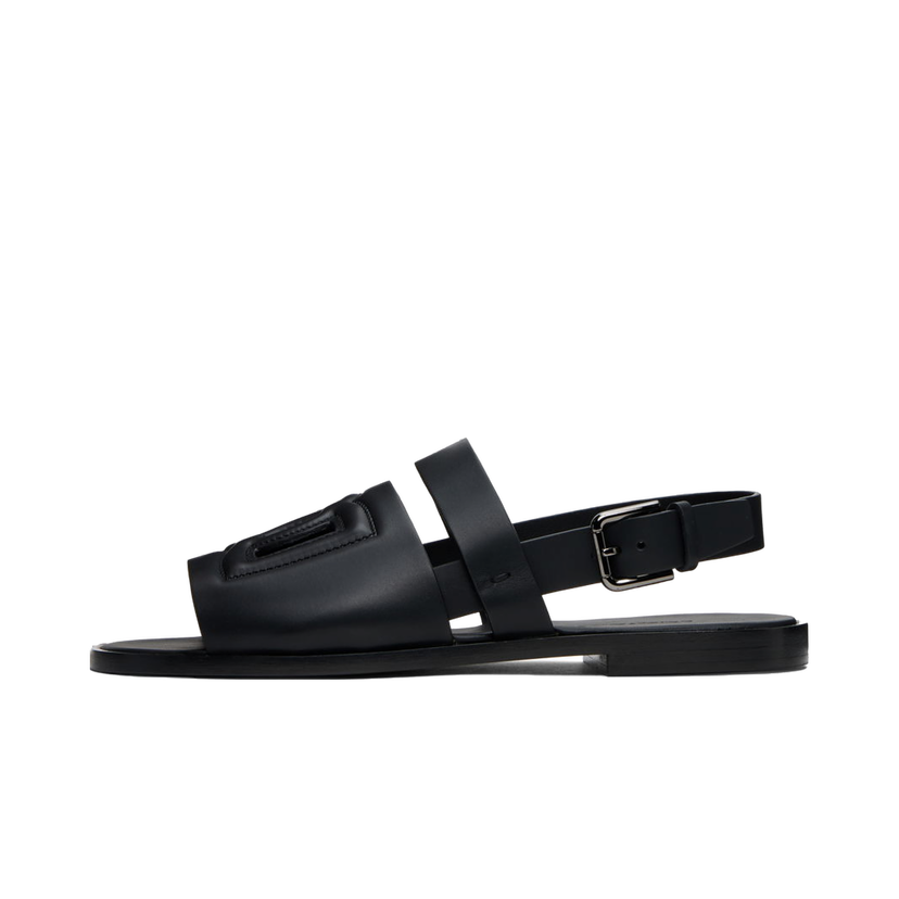 Tennarit ja kengät Dolce & Gabbana Dolce&Gabbana Calfskin Sandals Musta | A80433AO602